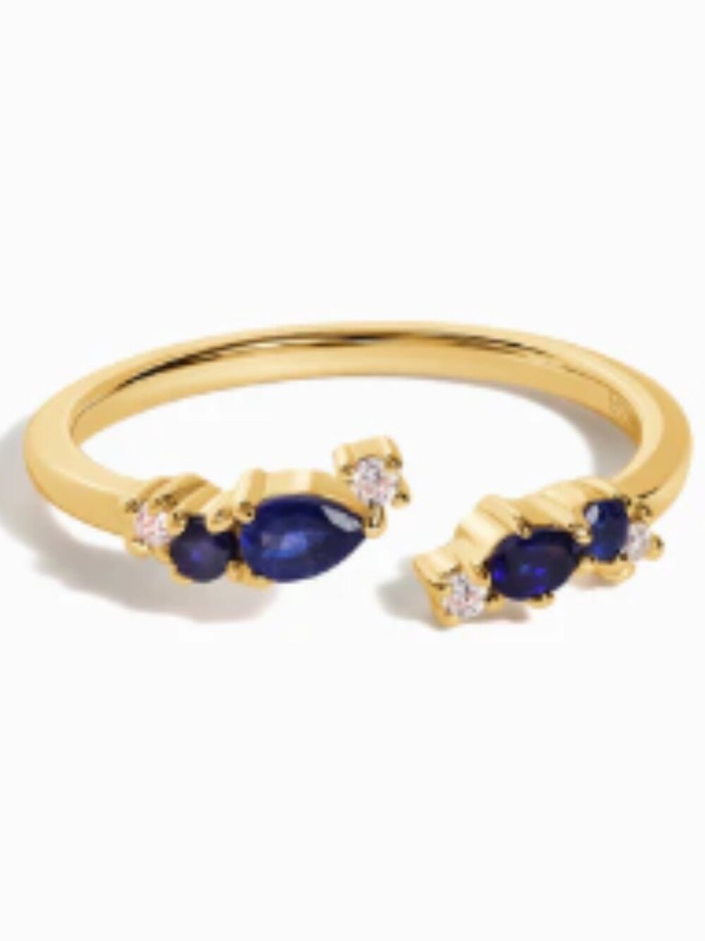 Moon Magic - Flourish Ring, Blue Sapphire